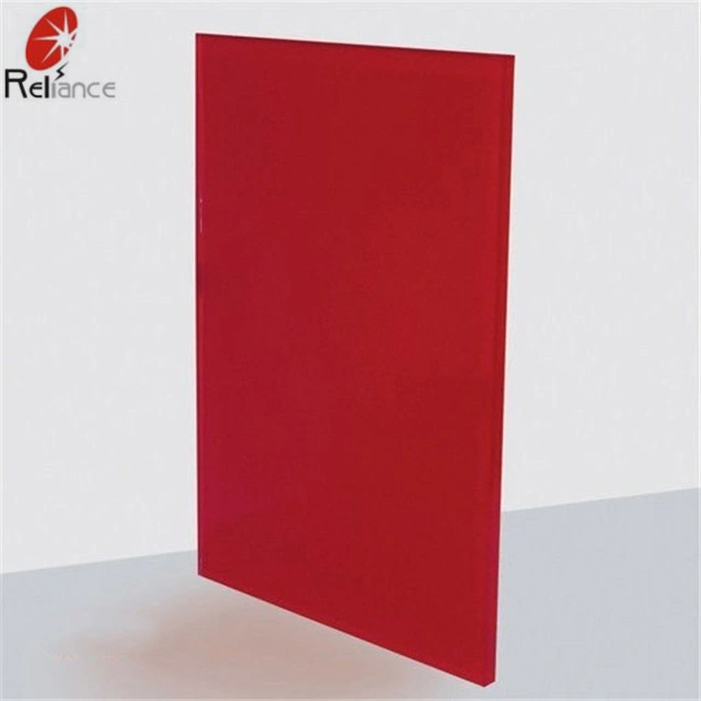 4-8mm Red/Wine Red Paint Glass/Backing Glass