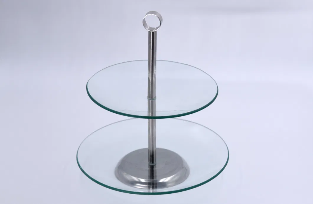3 Tier Three Layers Cake Plate Stand Holder Metal Rod Fitting Hardware Plate Holder