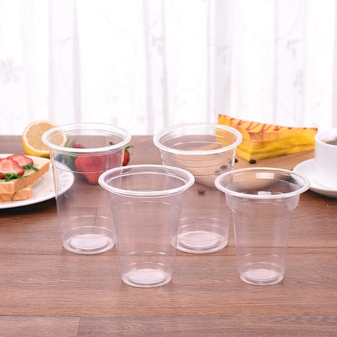 Biodegradable Disposable Transparent PLA 500/700 Ml Takeaway Beverage Milk Tea Juice Cup