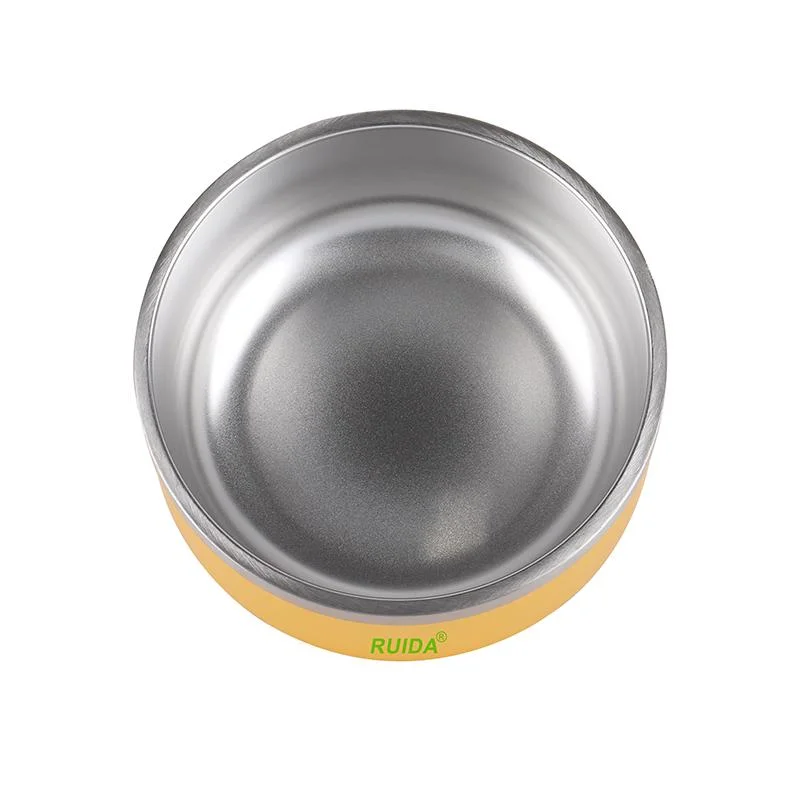 Wholesale 64oz Stainless Steel Double Wall Pet Cat Dog Bowl Feeding Bowl